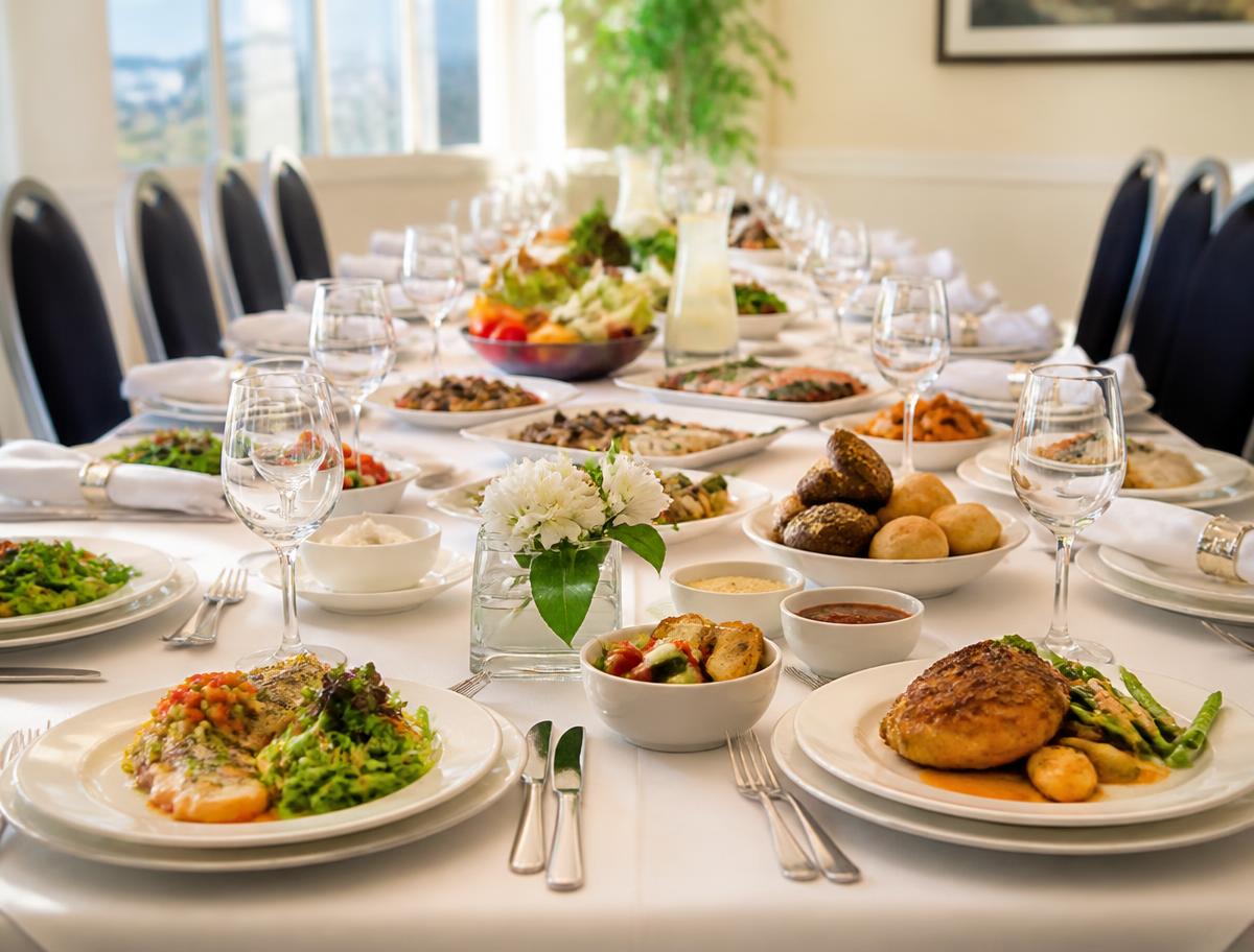 Group catering on tour